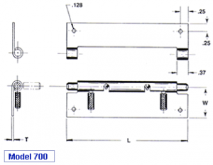 spring release hinge