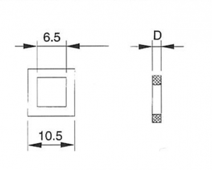 distance washer clip